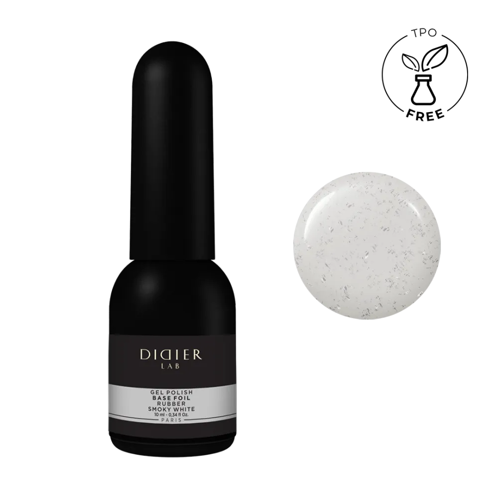 Maskuojanti kaučiukinė bazė su folija Rubber Base Foil, Smoky White, Didier Lab