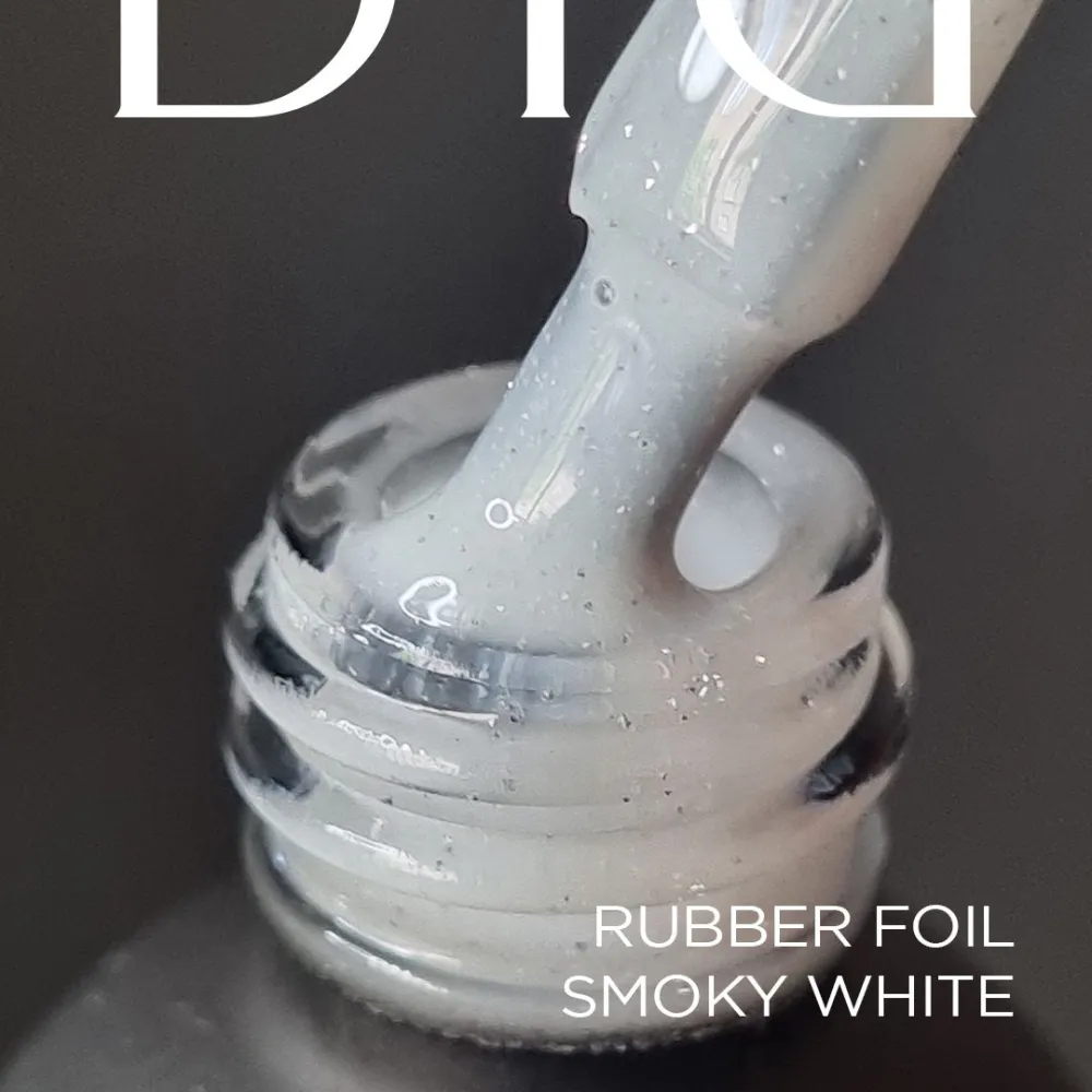 Maskuojanti kaučiukinė bazė su folija Rubber Base Foil, Smoky White, Didier Lab