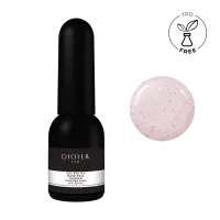 Maskuojanti kaučiukinė bazė su folija Rubber Base Foil, Powder Pink, Didier Lab