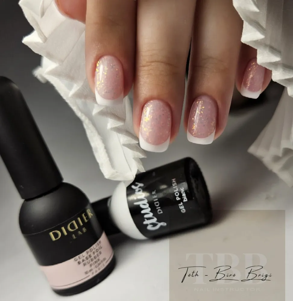 Maskuojanti kaučiukinė bazė su folija Rubber Base Foil, Pink, Didier Lab
