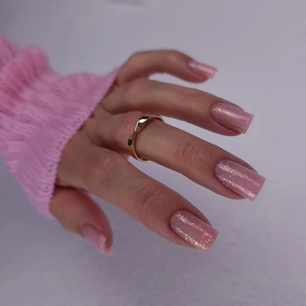 Maskuojanti kaučiukinė bazė su folija Rubber Base Foil, Pink, Didier Lab