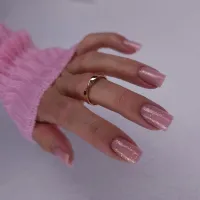 Maskuojanti kaučiukinė bazė su folija Rubber Base Foil, Pink, Didier Lab