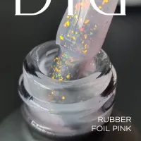 Maskuojanti kaučiukinė bazė su folija Rubber Base Foil, Pink, Didier Lab
