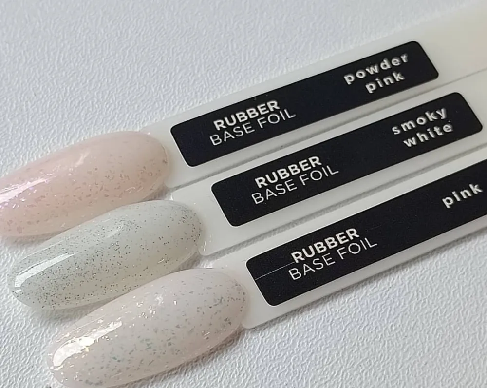 Maskuojanti kaučiukinė bazė su folija Rubber Base Foil, Pink, Didier Lab