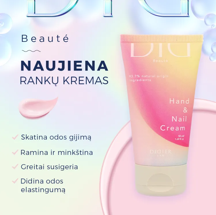 "Didier Lab" rankų ir nagų kremas "Beauté"
