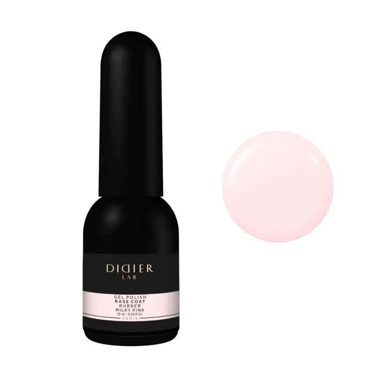 Maskuojanti kaučiukinė bazė Rubber base, Milky pink, Didier Lab