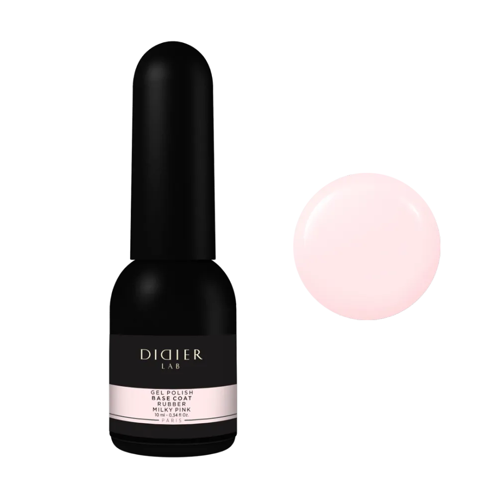 Maskuojanti kaučiukinė bazė Rubber base, Milky pink, Didier Lab