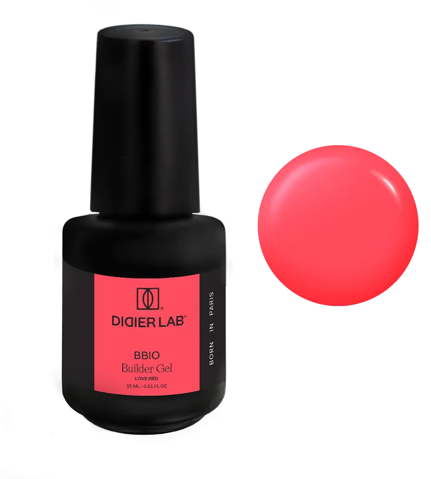 Builder Gel BBIO, Love Red, Didier Lab