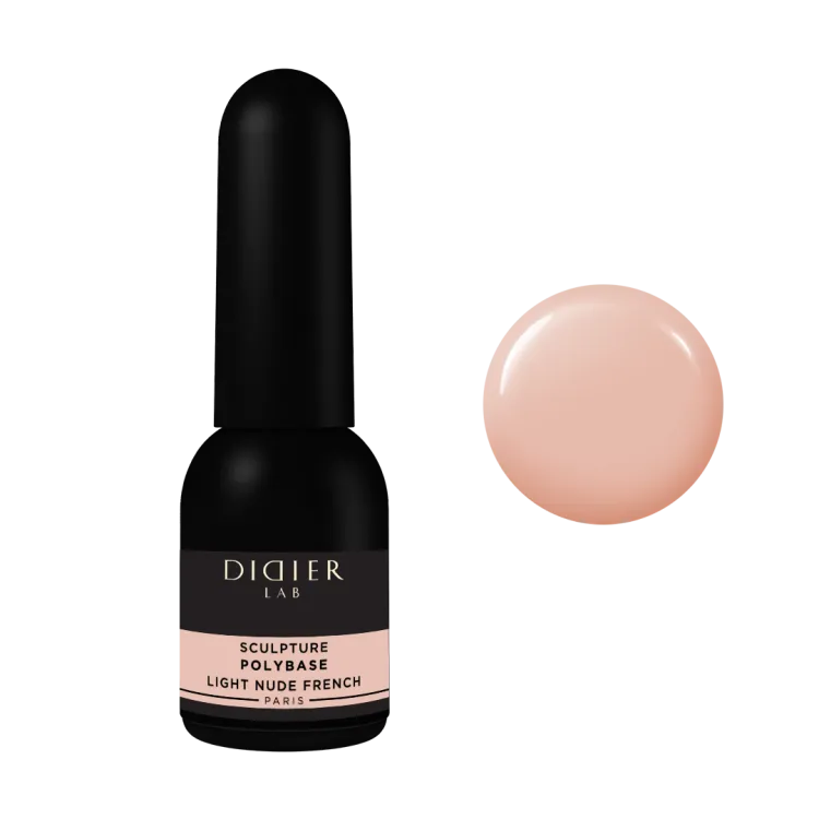 Skulptūrinė polybazė Light nude french, Didier Lab