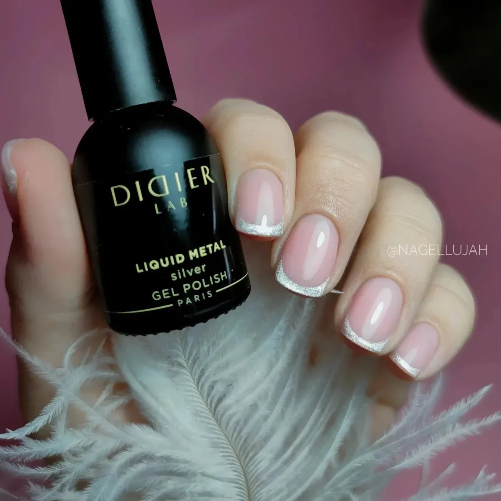 "Didier lab" metalo efekto gelis "Liquid Metal", sidabrinis