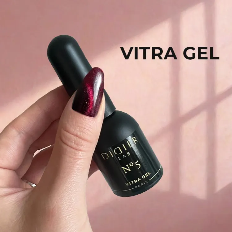 Vitražinis gelinis lakas Vitra Gel No5, Didier Lab