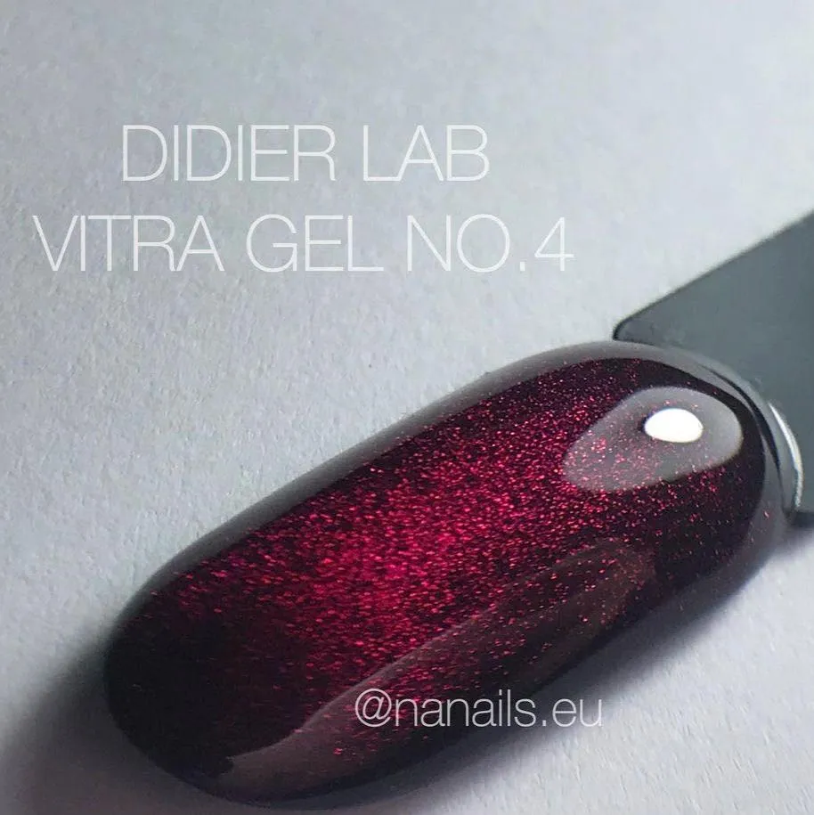 Vitražinis gelinis lakas Vitra Gel No4, Didier Lab