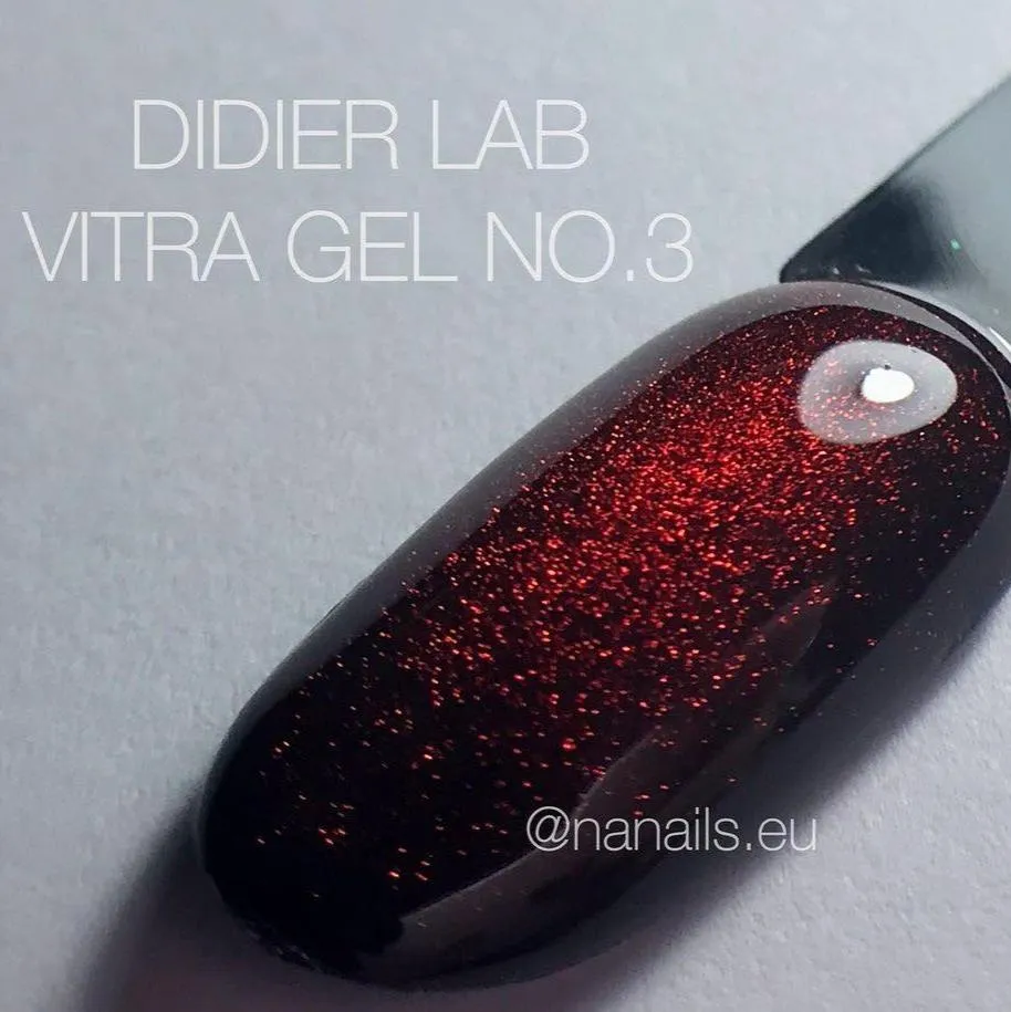 Vitražinis gelinis lakas Vitra Gel No3, Didier Lab