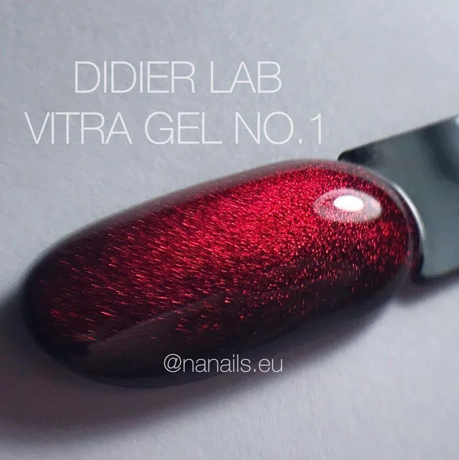 Vitražinis gelinis lakas Vitra Gel No1, Didier Lab