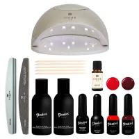 Gelinio lakavimo rinkinys „PARIS“ su UV/LED lempa pradedantiesiems