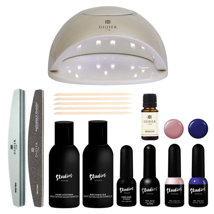 Gelinio lakavimo rinkinys „UNIQUE“ su UV/LED lempa pradedantiesiems