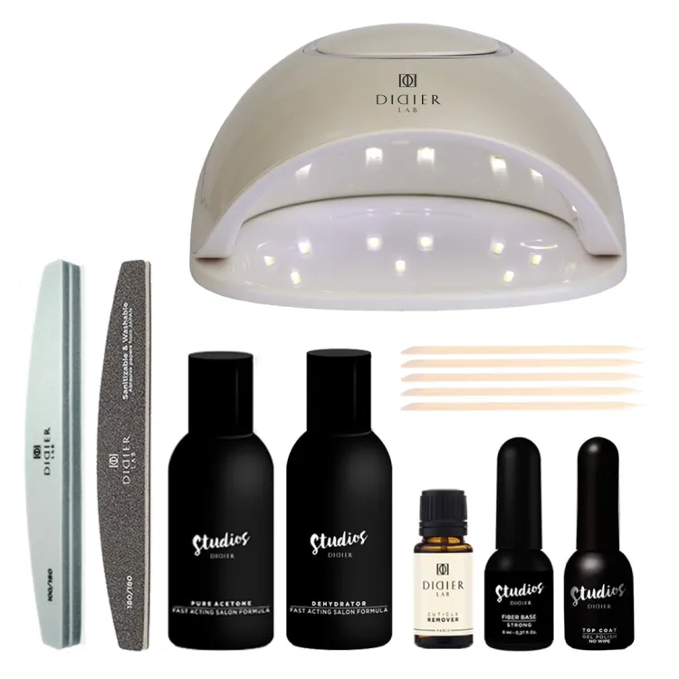 Gelinio lakavimo rinkinys su UV/LED lempa pradedantiesiems