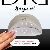 UV/LED „Didier Lab“ lempa su oro vėdinimu, 48W