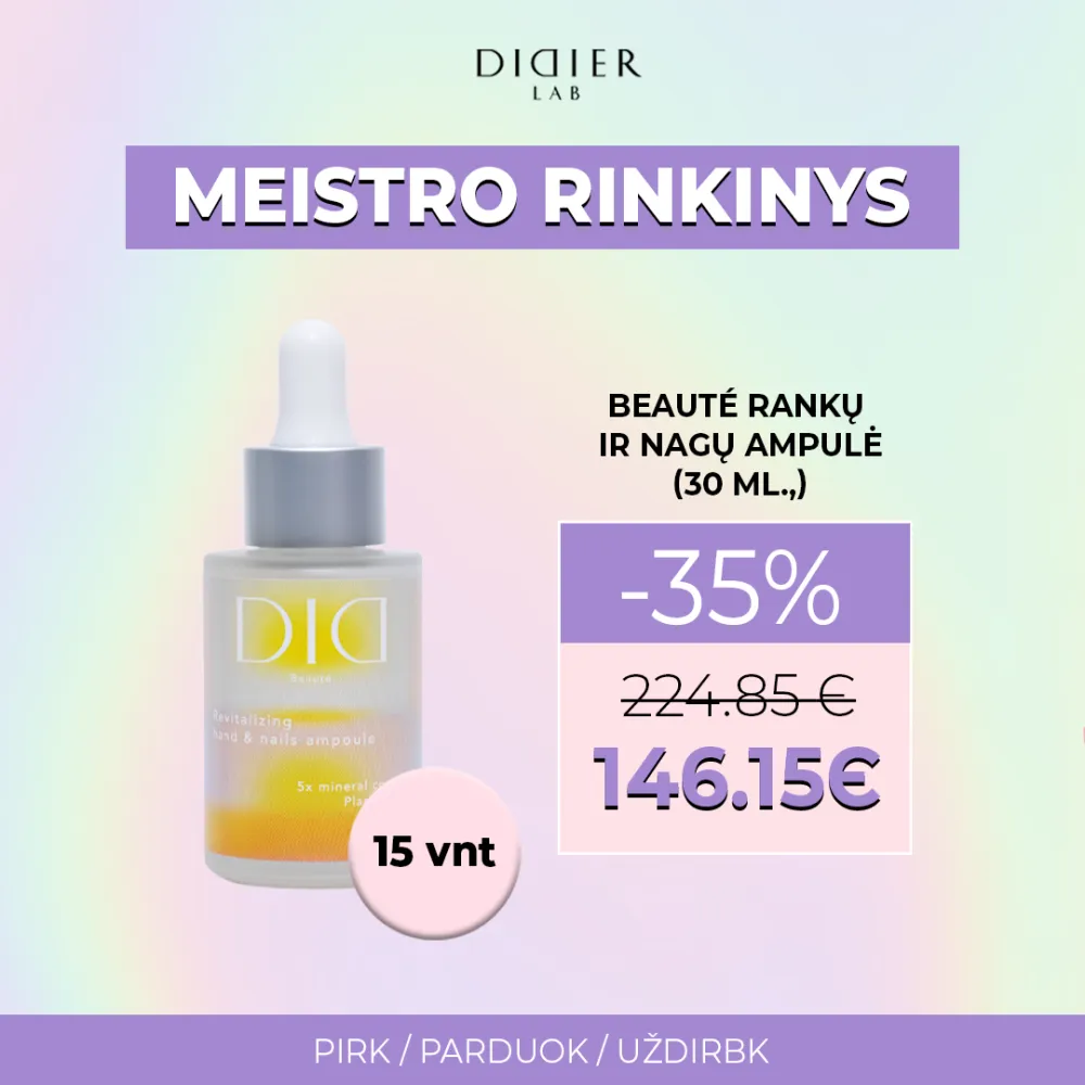 Meistro rinkinys "Didier Lab Beauté" rankų ir nagų ampulė, 30ml. (15 vnt.)