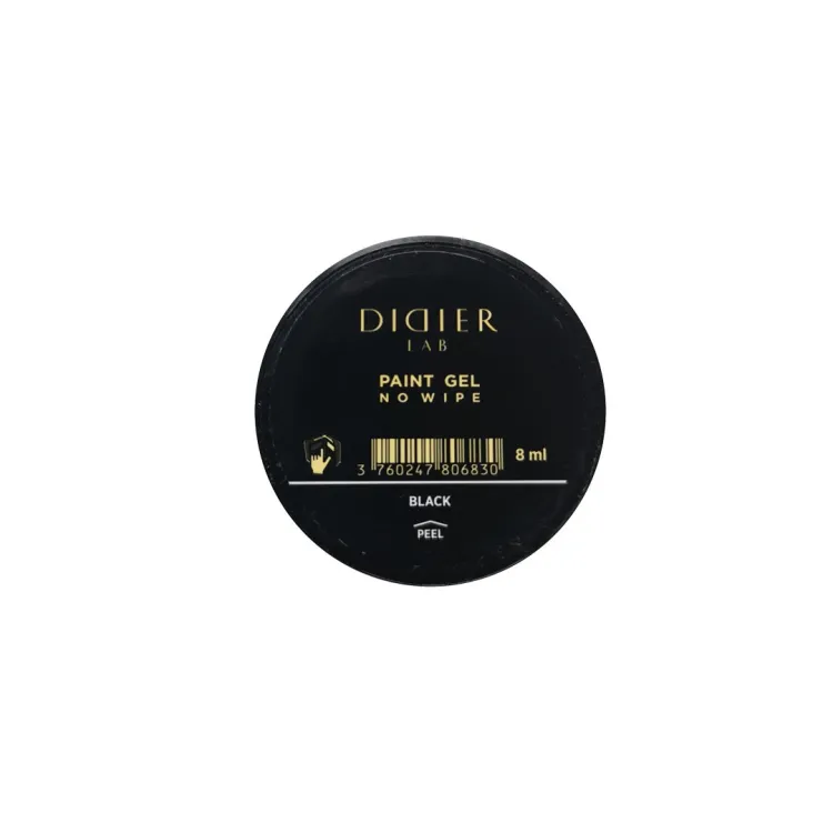 Dailės gelis Paint no wipe, juodas, Didier Lab