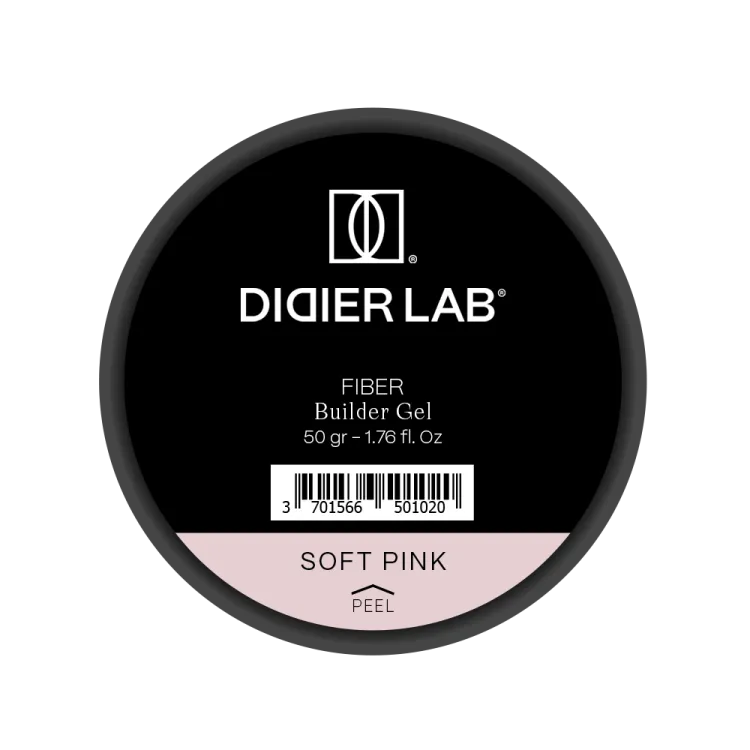 Fiber Builder Gel Didier Lab, Soft pink, 50g