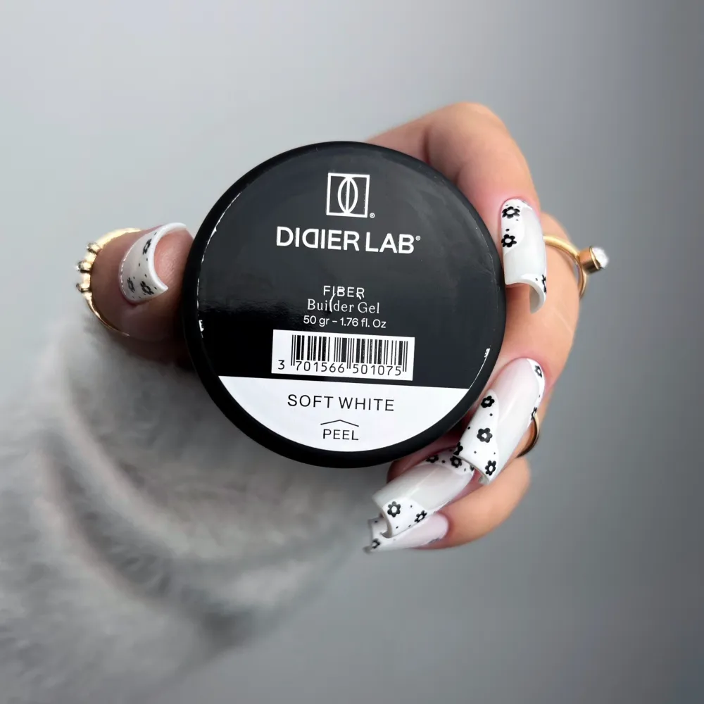 Fiber Builder Gel Didier Lab, Soft white, 50g