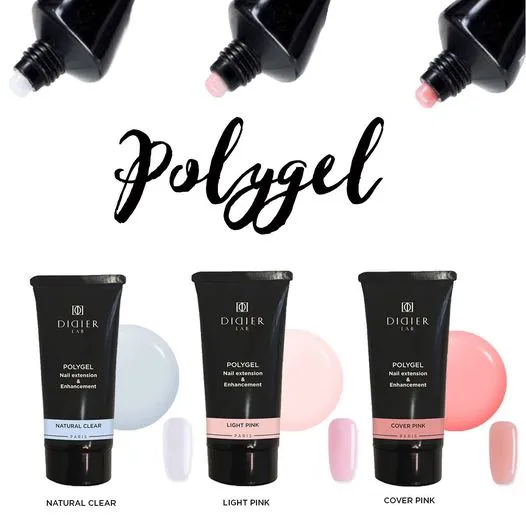 "Didier Lab" polygelis, Light pink, 60 ml.