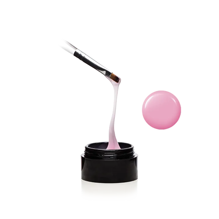 Statybinis gelis Premium Builder Gel, Milky Pink, Didier Lab, 15 g