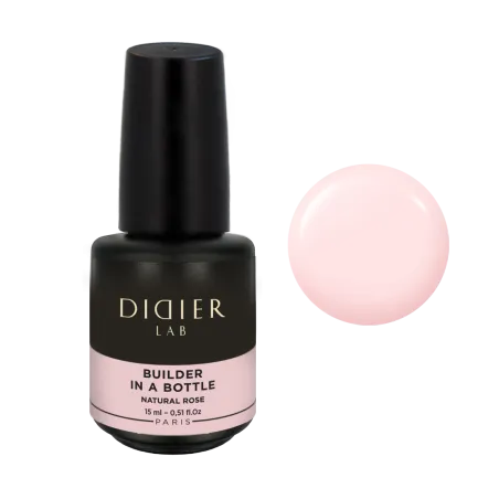 "Didier Lab" Builder Gel in a bottle, Natural Rose, 15ml