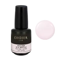 "Didier Lab" Builder Gel in a bottle, Milky Pink Glitter, 15ml