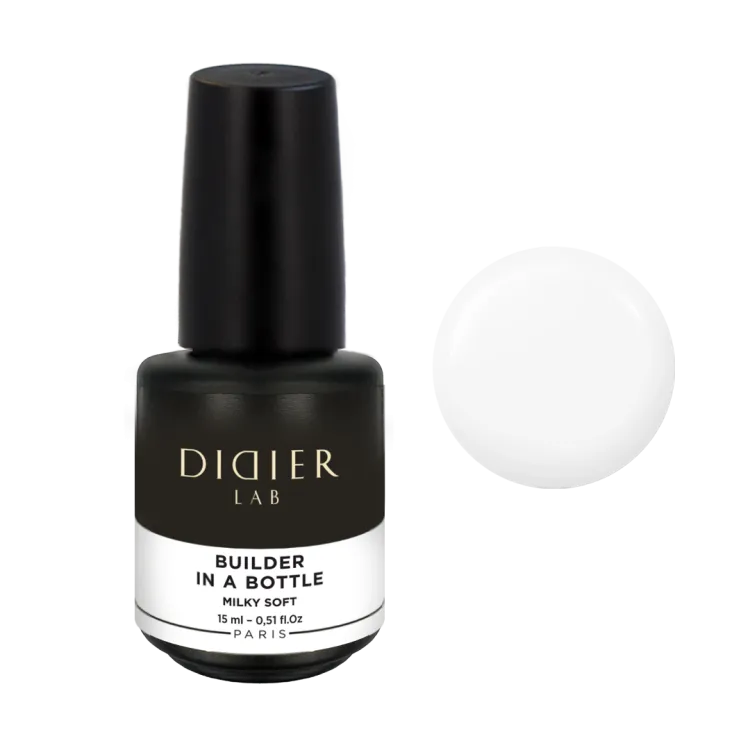 "Didier Lab" Builder Gel in a bottle, Milky Soft, 15ml