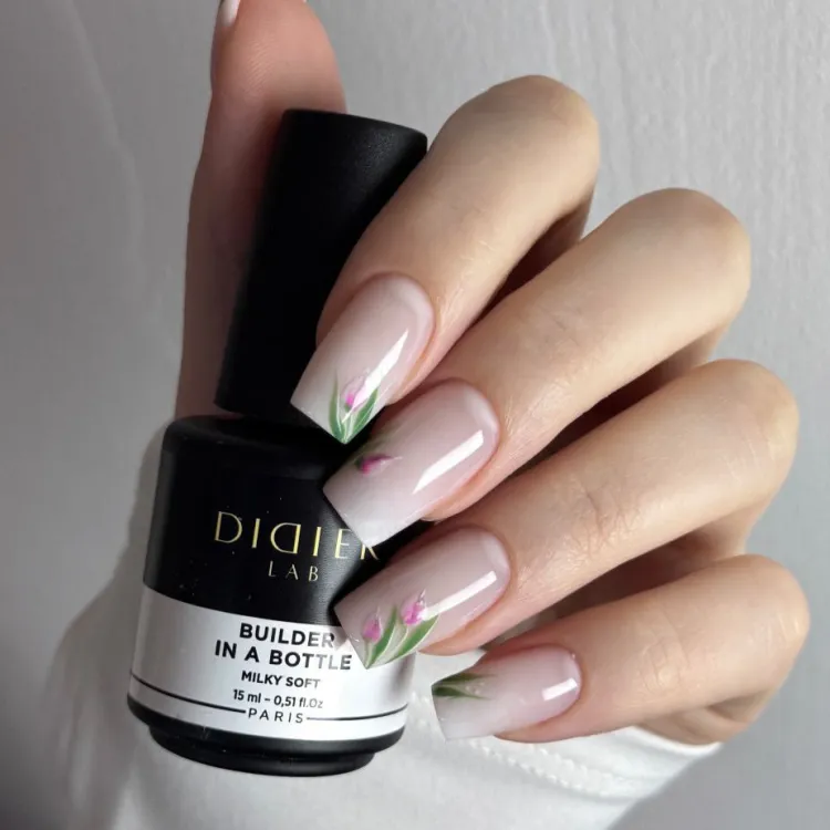 "Didier Lab" Builder Gel in a bottle, Milky Soft, 15ml