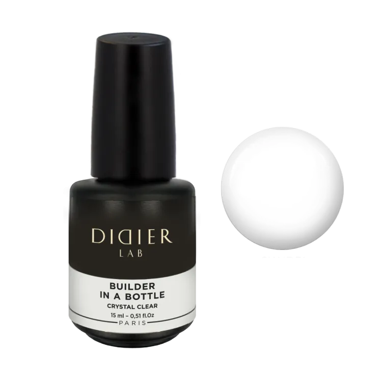 "Didier Lab" Builder Gel in a bottle, Crystal Clear, 15ml