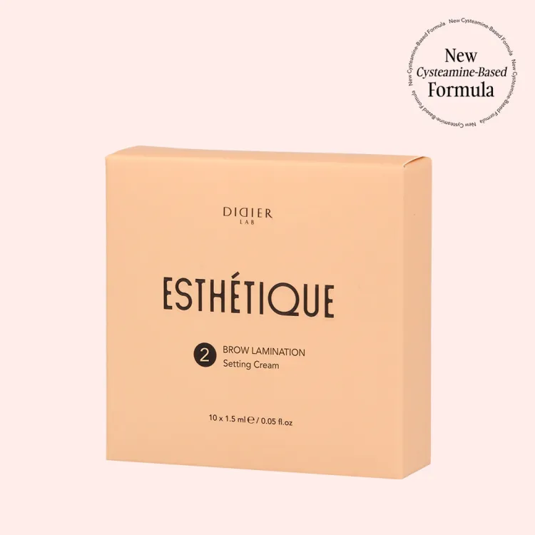 „Didier Lab Esthétique“ Antakių laminavimo kremas nr. 2 „Setting Cream“, 10vnt. x 1,5 ml.