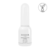 "Didier Lab" veganiškas viršutinis klasikinio nagų lako sluoksnis "Green reactive Gel Like Top Coat", 10ml