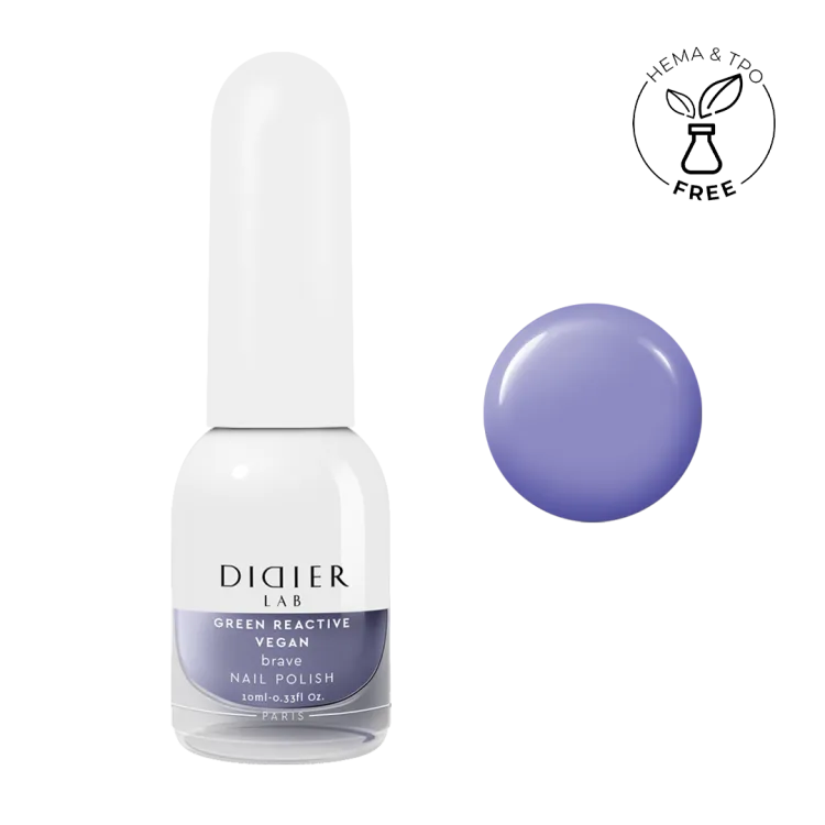 "Didier Lab" veganiškas nagų lakas "Green reactive", brave, 10ml
