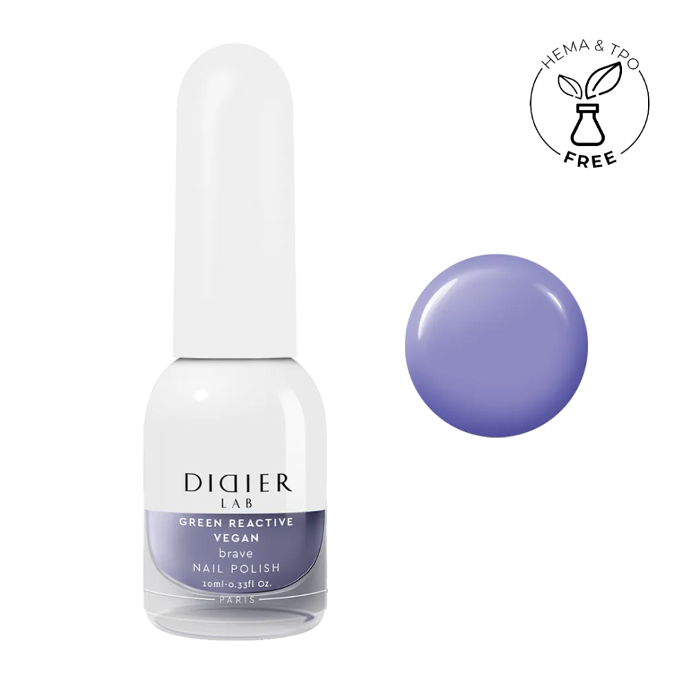 "Didier Lab" veganiškas nagų lakas "Green reactive", brave, 10ml