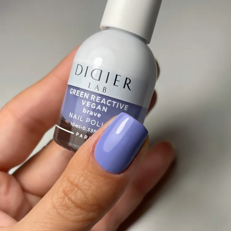 "Didier Lab" veganiškas nagų lakas "Green reactive", brave, 10ml