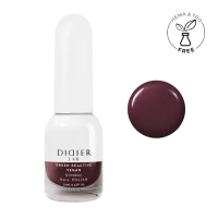 "Didier Lab" veganiškas nagų lakas "Green reactive", bordeux, 10ml