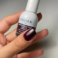 "Didier Lab" veganiškas nagų lakas "Green reactive", bordeux, 10ml
