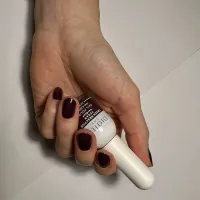 "Didier Lab" veganiškas nagų lakas "Green reactive", bordeux, 10ml