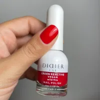 "Didier Lab" veganiškas nagų lakas "Green reactive", wild fire, 10ml