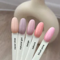 "Didier Lab" veganiškas nagų lakas "Green reactive", blush pink, 10ml