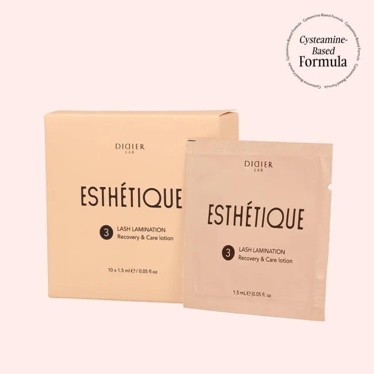 „Didier Lab Esthétique“ blakstienų laminavimo kremas nr. 3 „Recovery & Care Lotion“, 10vnt. x 1,5 ml.