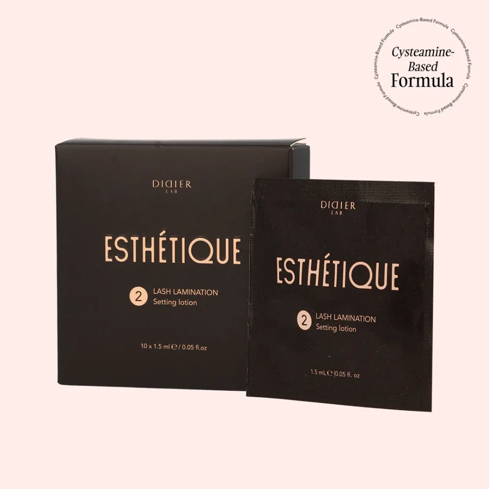 „Didier Lab Esthétique“ blakstienų laminavimo kremas nr. 2 „Setting Lotion“, 10vnt. x 1,5 ml.