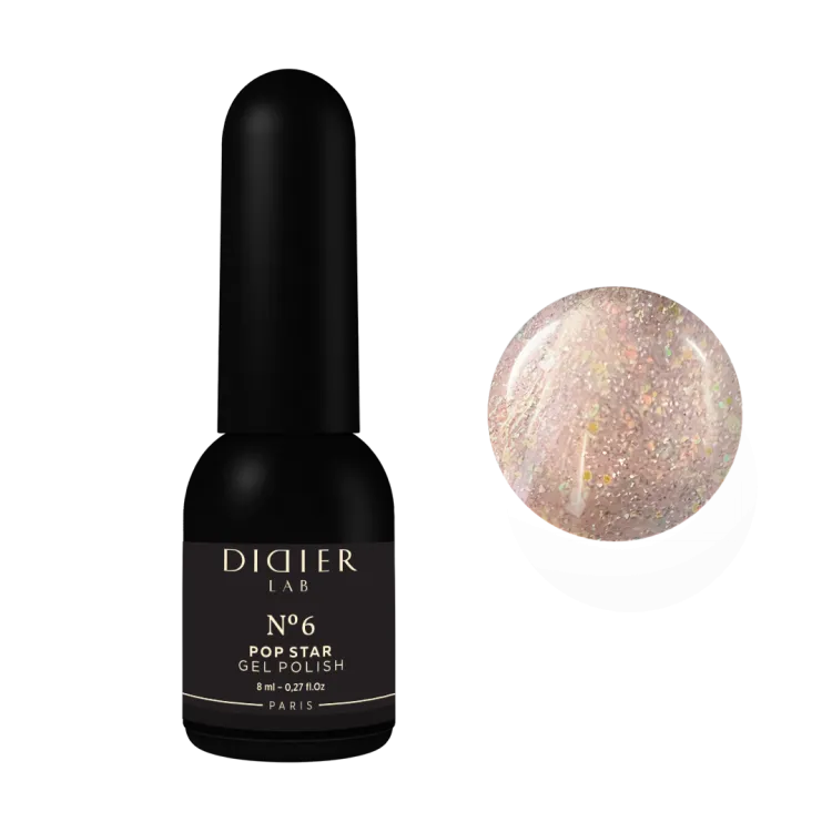 "Didier Lab" gelinis lakas "POP Star", No 6, 8ml