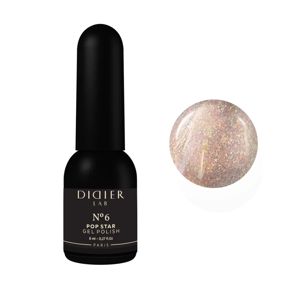 "Didier Lab" gelinis lakas "POP Star", No 6, 8ml
