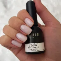 Top Coat No Wipe Milky White, Didier Lab